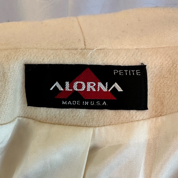 Vintage Alorna 100% Wool Opera Coat Petite - Picture 8 of 14